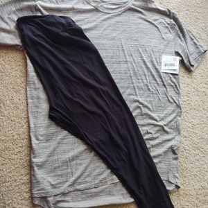 TC2 BLACK leggings, Patrick 3X top